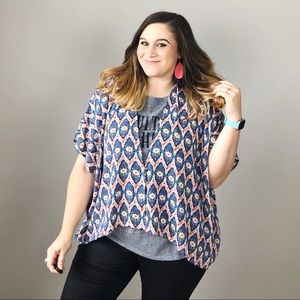 Umgee Multi - Color Mixed Print Kimono